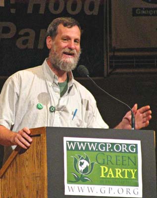 "If the Green Party ever becomes the kind of political force we hope it will be, no one, absolutely no one, will be more responsible than Greg Gerritt."    Richard Walton, Green Party of Rhode Island.
